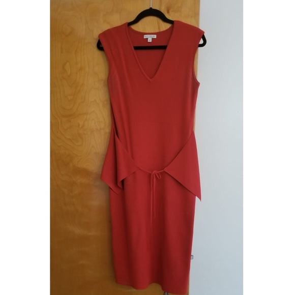 New York & Company Dresses & Skirts - NY&CO, BURNT ORANGE, SHEATH MIDI DRESS, MEDIUM